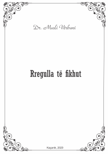rregullat e fikhut
